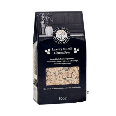Muesli - Gluten Free (500g, 2 x 500g, 6 x 500g) by Ludlow Nut - High Fiber- Protein-Rich Contain Oatmeal, Buckwheat Flakes, Fruits & Seeds - Easy to Digest - Delightful (1 x 500g)