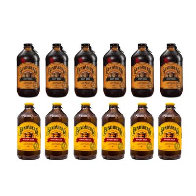 Bundaberg Root Beer & Ginger Beer Mixed Pack (12 Bottles)