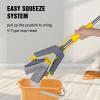 Nolopau Sponge Mop, Self Squeeze, Stainless Steel Handle, 3 PVA Absorbent Mop Heads, Yellow, Floor, 50.3 Inch Length view 4