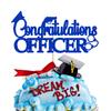 Congratulation Officer Cake Topper, Future Police Officer, Congrats Grad Decorations Blue view 1
