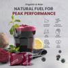Beetroot & Maqui Juice Shots | Raw Beetroot Juice | Raw Cacao | Maqui Berries | Blood Pressure | Natural Lower Cholesterol | 30 Shots Frozen | Britt's Superfoods view 3