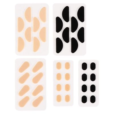 EXCEART 20 Sheets Non-Slip Eye and Nose Stickers Nose Pads for Glasses Sunglass Nose Pads Glass Holders Eyeglass Sunglasses Nose Pads Glasses with Nose Pads Mini Nose Pads Supplies Sponge