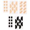 EXCEART 20 Sheets Non-Slip Eye and Nose Stickers Nose Pads for Glasses Sunglass Nose Pads Glass Holders Eyeglass Sunglasses Nose Pads Glasses with Nose Pads Mini Nose Pads Supplies Sponge view 2