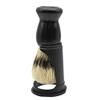Pmandgk Soft Pig Bristle Wooden Beard Brush Hairdressing Shaving Tool MMNner Cordr Beard Comb Kit SttNder Holder Set view 1