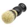 Pmandgk Soft Pig Bristle Wooden Beard Brush Hairdressing Shaving Tool MMNner Cordr Beard Comb Kit SttNder Holder Set view 4