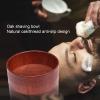 Beard Shaving Kit Wooden Shaving Bowl Hair Shaving Brush Set Mostache Shaving Tool for Men view 2