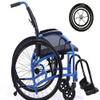 10 inch Caster Assembly, Front Wheel & Solid Tyre, 5-Spoke Aluminum Rim, Wheel Replacement for Wheelchairs (Color : Black, Size : 25cm/10in) view 4