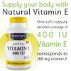 Healthy Origins, Natural Vitamin E, 400IU, 180 Softgels, Gluten Free, Non-GMO view 4