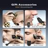 ATEEN Head Shavers for Bald Men, Electric Razor with 5D Floating Razor Head,Wet and Dry Electric Razor,Cordless 4 in 1 Hair Clippers for Bald Men (Gold) view 3