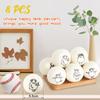 Kainga Recka Wool Dryer Balls, 8PCS Dryer Balls with Happy Sheep - Natural & Organic, 100% New Zealand Wool Handmade, Chemical-Free Reusable Laundry Balls, Anti-Static Reduce Wrinkles and Save Time view 2