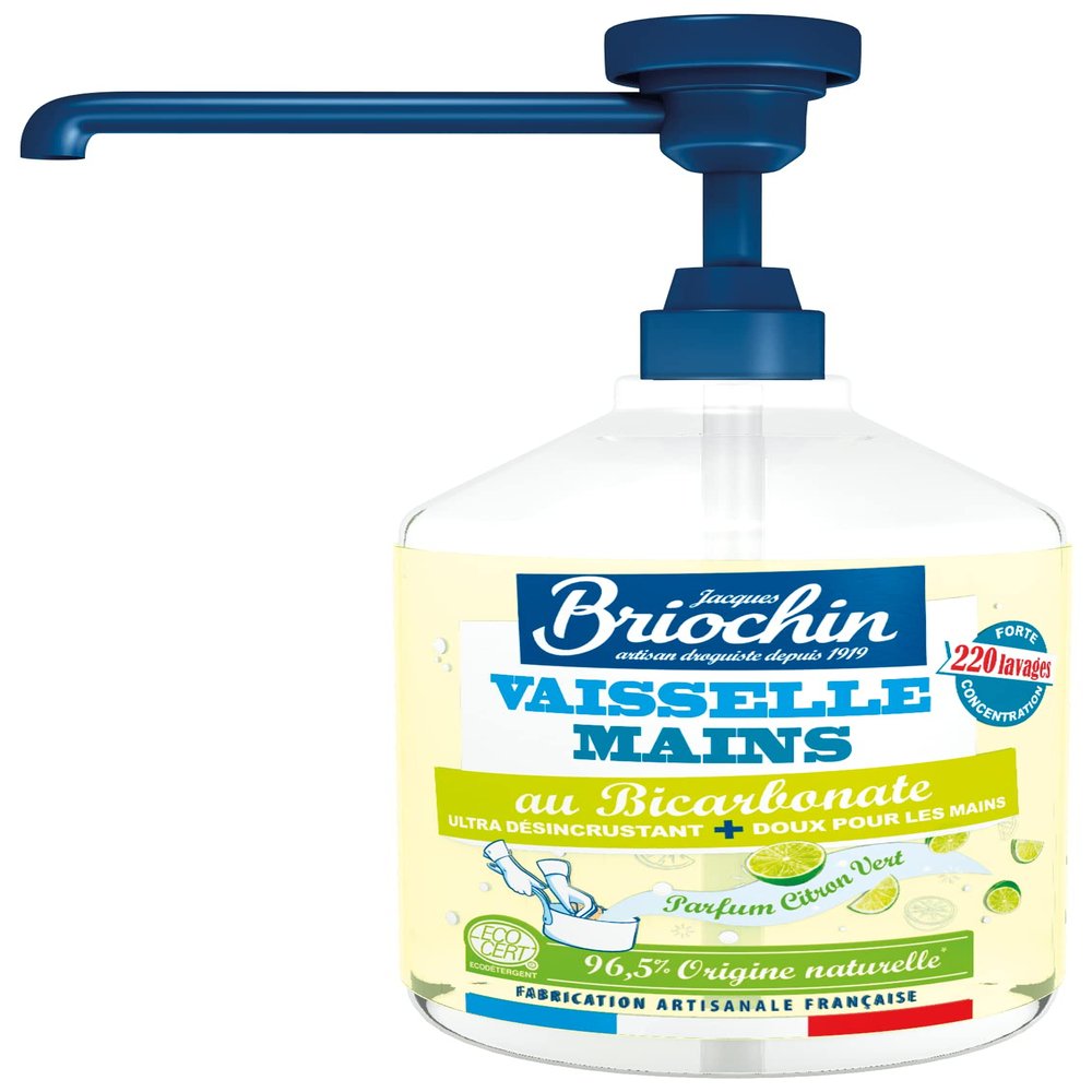 Jacques Briochin - Ecocert Bicarbonate Hand Washing-Up Liquid - 500 ml