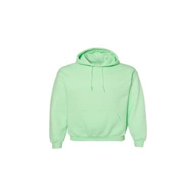 Heavy Blend 8 oz. 50/50 Hood (G185), (Mint Green), Large