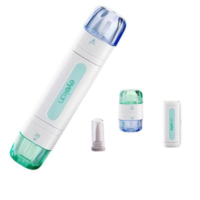 AITIME RGP Hard Contact Lens Case with Plunger, Semi-Scleral Design Lens Insert Tool and Remover, Portable Contact Lens care Storage Container Box, 4.3x1x1 (2021)