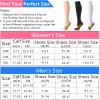 Compression Socks for Women Men, 2 Pairs 20-25mmHg Knee High Socks Compression Stockings for Sport, Athletic, Edema, Diabetic, Varicose Veins, Travel, Pregnancy, Nursing (XXL, Black+Skin) view 2