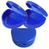 75 x Slim Retainer Case ~ Bulk Buy, Dental Box, for Dentures, Gumshields, Braces Storage (Blue) view 1