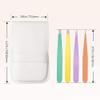 4 Pcs Eyebrow Tweezers Set for Facial Hair, Splinter and Ingrown Hair Removal view 3