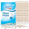 SOL 80pk Corn Starch Floss Picks, Dental Flossers Sticks for Teeth, Prevents Tartar, Plaque, and Cavities, Perfect for Daily Oral Hygiene and Healthy Gums view 1