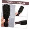 Lurrose Bead Head Bristle Brush for Beard Cleaning Handheld Mustache Care Brush Beard Care Tool for Daily Grooming view 2