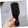 Lurrose Bead Head Bristle Brush for Beard Cleaning Handheld Mustache Care Brush Beard Care Tool for Daily Grooming view 3