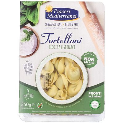 Eurospital Mediterranean Pleasures Tortelloni Ricotta Spinach 250 G