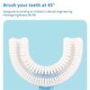 2Pcs Kids Toothbrushes,U Shaped Toothbrush 360All-Round Cleaning Silicone Teeth Brush for Kids 2-6Years(Blue and Pink) view 3