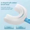 2Pcs Kids Toothbrushes,U Shaped Toothbrush 360All-Round Cleaning Silicone Teeth Brush for Kids 2-6Years(Blue and Pink) view 4