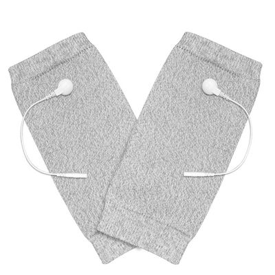Zyxdk 3/5 Pairs Silver Fiber Electrode Conductive Elbow Brace Sleeve, Compatible with Most Machine Units for Tendonitis, Arthritis (Color : 5pcs)