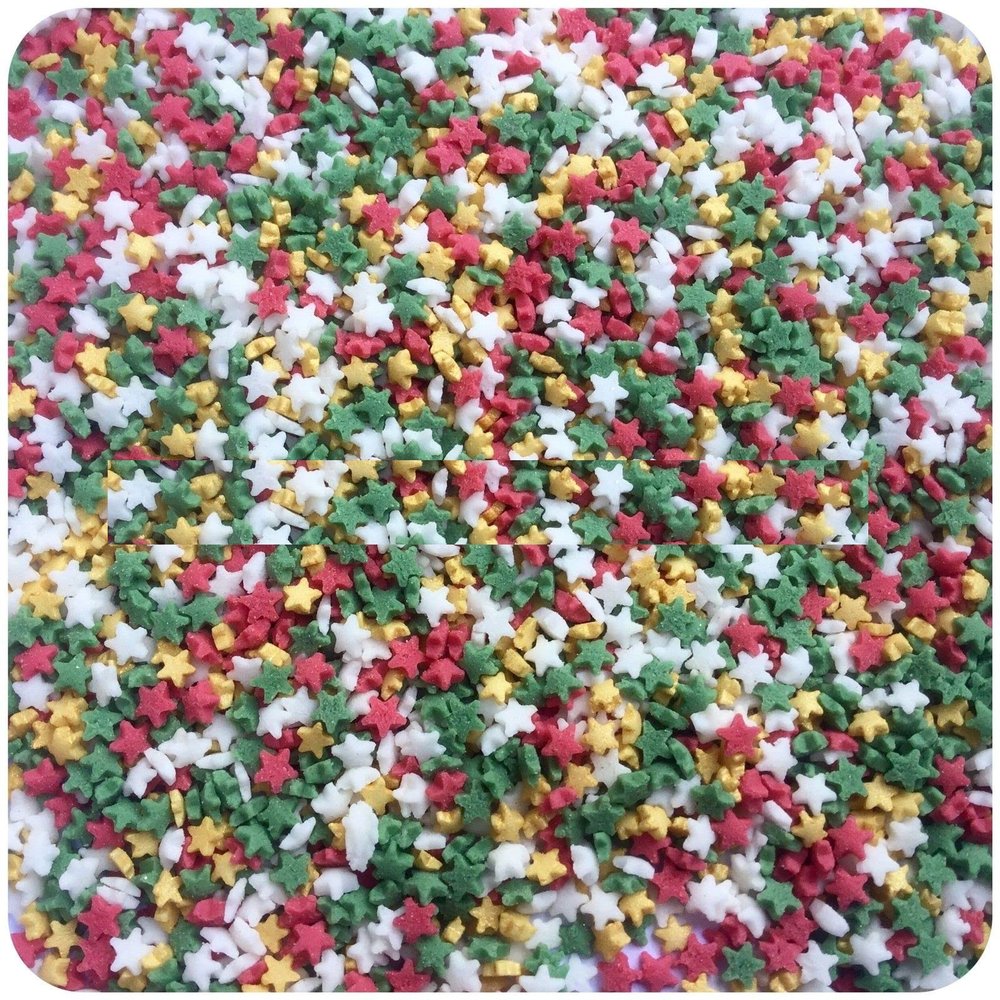 Vision4ever 25g Xmas Parties Treats Edible Sugar Christmas Cupcake Sprinkles Cupcake Cake Decoration With Attractive Looks