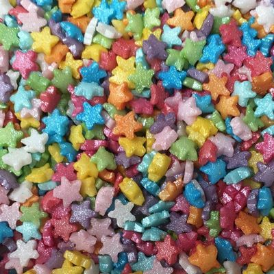 Vision4ever Xmas Party Cupcake Sprinkles Edible Mini Glimmer Stars Cake Toppers Decorations Birthday With Attractive Looks