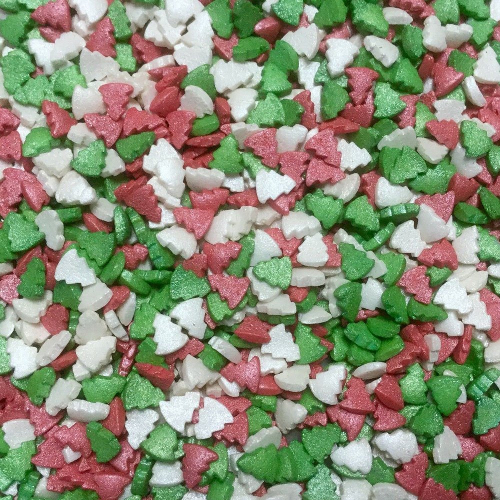 Vision4ever 25g Xmas Parties Treats Edible Sugar Christmas Cupcake Sprinkles Cupcake Cake Decoration With Attractive Looks