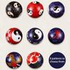 KISOARTWQ Stress balls for adults Baoding Balls Chinese Exercise Balls Chinese Health Balls 2Pcs - Diameter 50Mm Chinese Tai Chi Blue Pattern Health Balls Baoding Balls Exercise Massage Balls Stres view 4