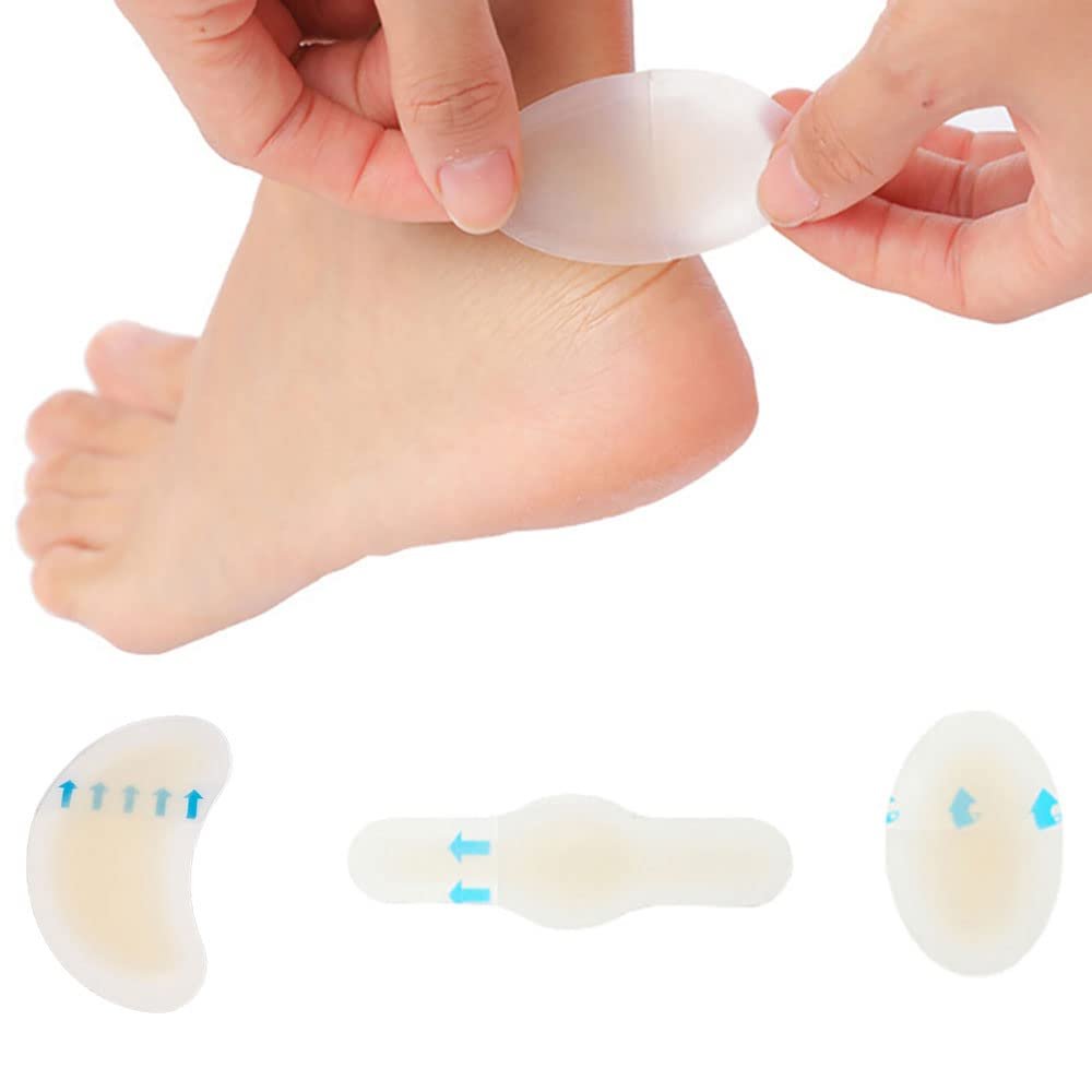 15Pcs Anti-Wearing Heel Sticker, Heel Grips Liners Inserts, Foot Care Kit to Relieve Protection Against Pain and Blisters, Anti Slip Shoe Cushion