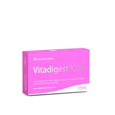 Vitae VitaDigest Kids -probiotics for Childrens' Happy digestions- 15 Tablets