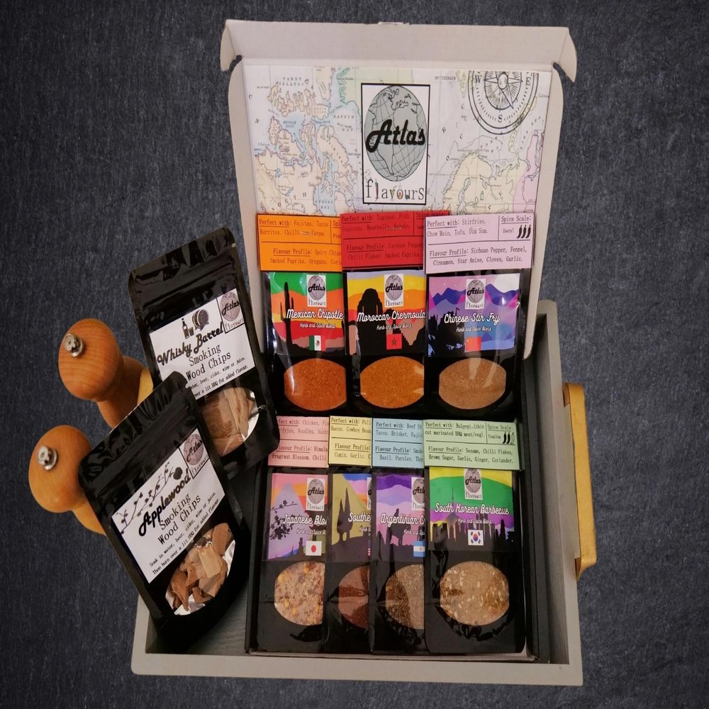 Atlas Flavours - BBQ rub and spice mix - gift box set