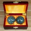 KISOARTWQ Stress balls for adults Baoding Balls Chinese Exercise Balls Health Balls Exercise Massage Balls Stress Relieve Hand Exercise/Meditation Balls Baoding Balls,Marble Dark Gray Baoding Bal view 1