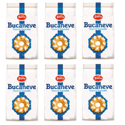 6x Doria biscuits bucaneve bucuits biscuits biscuits with sugar 400g biscuits snack