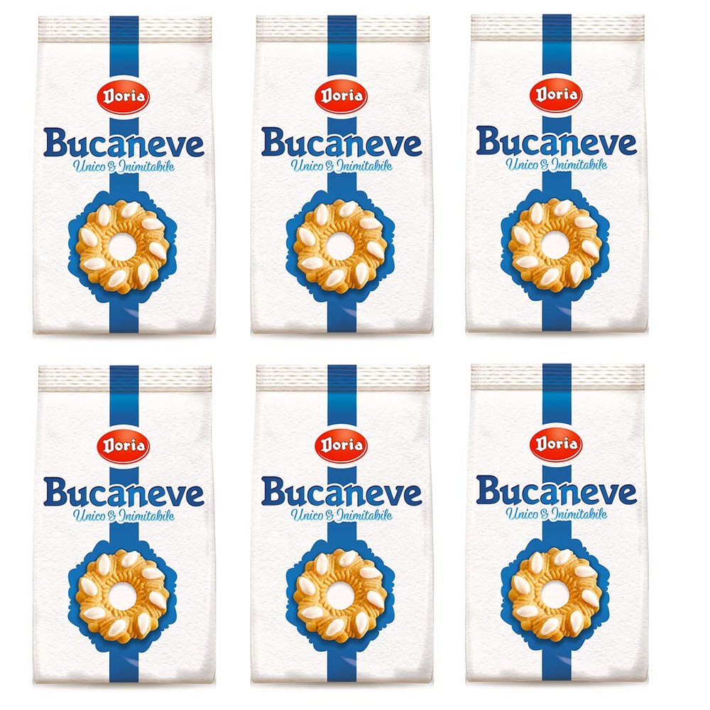 6x Doria biscuits bucaneve bucuits biscuits biscuits with sugar 400g biscuits snack