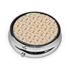 Pill Box Redbone Coonhound Dog Pill Case for Purse Cute Small Travel Round Pill Organizer view 2