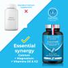 Calcium Magnesium Vitamin D3 & K2 | 90 Vegetarian Capsules | Bone Health Complex | Strengthens Bones and Muscles | Supports Bone Density | French Expertise view 3