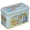 New English Teas Vintage Victorian Power-Blue Tea Caddy with 40 Decaffeinated English Breakfast Teabags view 1