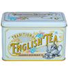 New English Teas Vintage Victorian Power-Blue Tea Caddy with 40 Decaffeinated English Breakfast Teabags view 2
