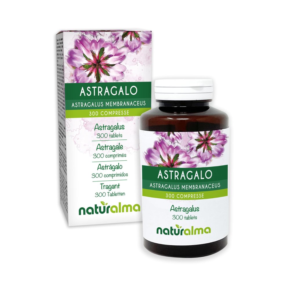 Astragalus (Astragalus membranaceus) Roots Naturalma - 150 g - 300 Tablets - Food Supplement - Natural and Vegan