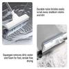 2 in 1 Floor Scrubbing Brush with Long Handle, Heavy Duty Stiff Bristle with Squeegee Shower Cleaning Scrub Brush for Cleaning Kitchen, Bathroom, Patio, Wall and Deck view 3