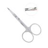 3pcs Small Eyebrow Scissors and Nose Hair Scissor, Beard Moustache Eyelash Nail Trimmer Facial Hair Grooming Scissors for Man and Woman view 3