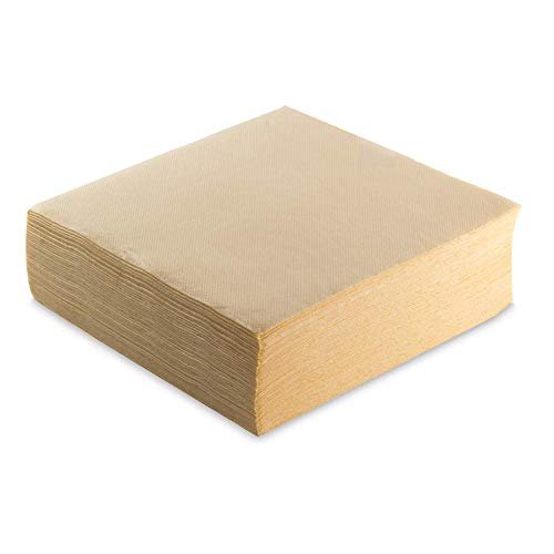 Morigami, Standard Size Napkin, Pleat 1/4, Tip Point, 200 Napkins, Ivory