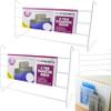 Nti 4 Tier | 2 x Radiator Clothes Airer Drying Rack | PRIMA Washing Line Hanging Towel Laundry Lightweight Meters Of Space Saving Design Home Kitchen Indoor Storage & Organisation UK FREE P&P view 1