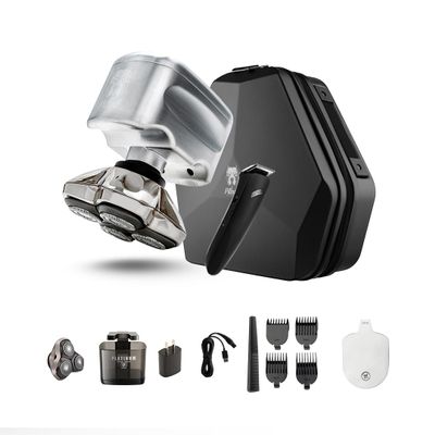 Skull Shaver Pitbull Diamond PRO Head and Face Shaver - Ultimate Men's Grooming Kit - Electric Razor & Shaver for Head, Beard & Body - Cordless, Travel-Friendly, Includes Charging Cable