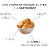 Crunchy Hi-Oleic Peanut Butter by Ludlow Nut - Gluten Free - Source of Vegan Protein - Healthy Snack - Contains Dry Roasted Peanuts and Himalayan Pink Salt view 2
