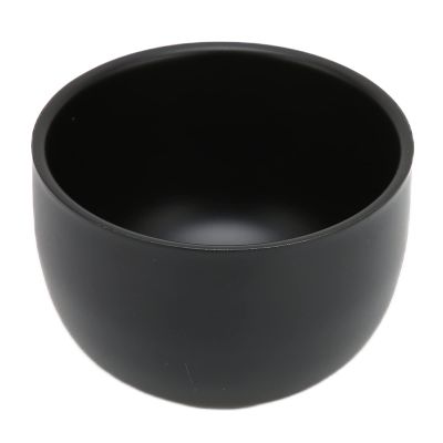 Shaving Bowl, Black Shaving Mug for Shave Cream Soap Stainless Steel Shaving Bowl Unbreakable Shave Soap Cup Mug for Home, Business Trip, Hotel, Travel
