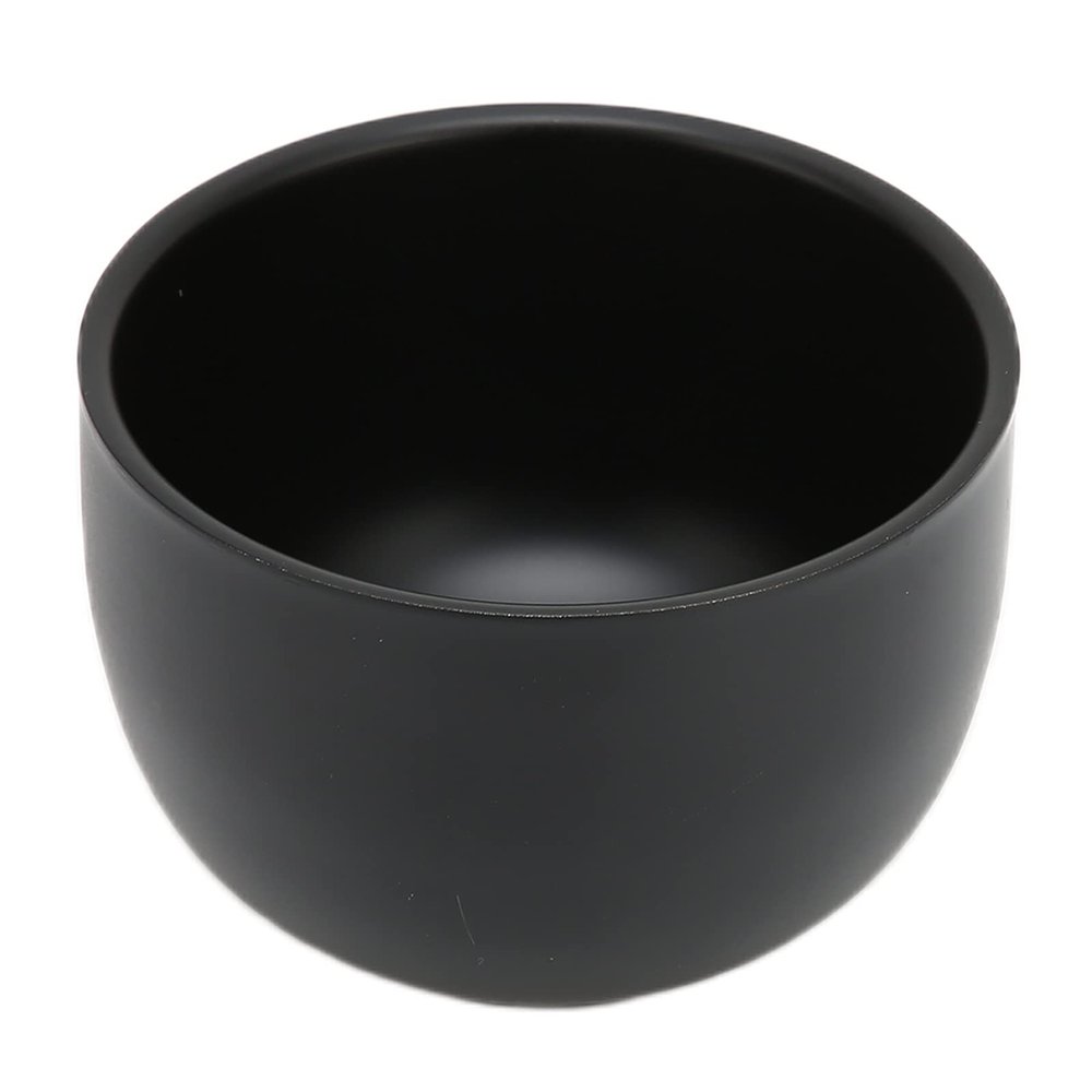 Shaving Bowl, Black Shaving Mug for Shave Cream Soap Stainless Steel Shaving Bowl Unbreakable Shave Soap Cup Mug for Home, Business Trip, Hotel, Travel